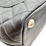 シャネル CHANEL カンボンライン トート ラージ A25169 14番台 ブラック ラム/エナメル レディース トートバッグ