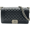 シャネル CHANEL ボーイシャネル25 A67086 29番台 ブラック シルバー金具 キャビア レディース ショルダーバッグ