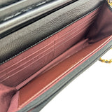 シャネル CHANEL マトラッセ チェーンウォレット AP0250 29番台 ブラック ゴールド金具 キャビア レディース ショルダーバッグ