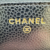 シャネル CHANEL マトラッセ チェーンウォレット AP0250 29番台 ブラック ゴールド金具 キャビア レディース ショルダーバッグ