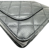シャネル CHANEL マトラッセ チェーンウォレット AP0250 29番台 ブラック ゴールド金具 キャビア レディース ショルダーバッグ