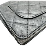 シャネル CHANEL マトラッセ チェーンウォレット AP0250 29番台 ブラック ゴールド金具 キャビア レディース ショルダーバッグ