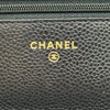 シャネル CHANEL マトラッセチェーンウォレット AP0250 28番台 ブラック ゴールド金具 キャビア レディース ショルダーバッグ