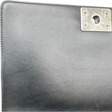 シャネル CHANEL ボーイシャネル28 A92193 19番台 ブラック シルバー金具 ラム レディース ショルダーバッグ