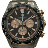 グランドセイコー Grand Seiko エボリューション9 コレクション テンタグラフ SLGC004(9SC5-00C0) ブラック チタン・ピンクゴールド 自動巻き メンズ 腕時計