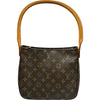 ルイ・ヴィトン LOUIS VUITTON ルーピングMM M51146 ブラウン モノグラム レディース ショルダーバッグ
