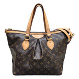 ルイ・ヴィトン LOUIS VUITTON パレルモPM ブラウン モノグラム レディース ショルダーバッグ