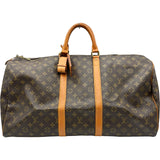 ルイ・ヴィトン LOUIS VUITTON キーポル55 M41414 ブラウン モノグラム レディース ボストンバッグ