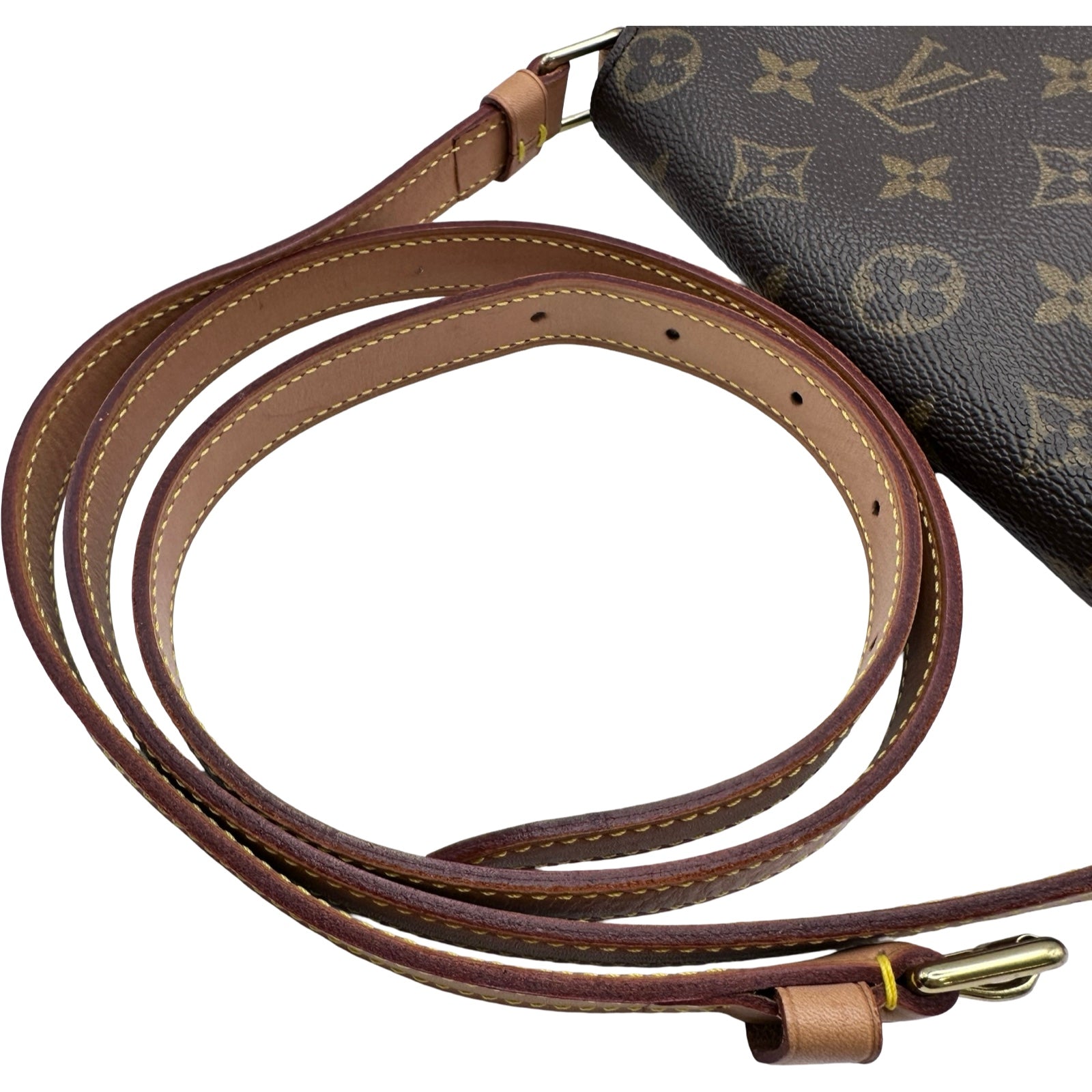 ルイ・ヴィトン LOUIS VUITTON ミュゼット・サルサ ロング ブラウン