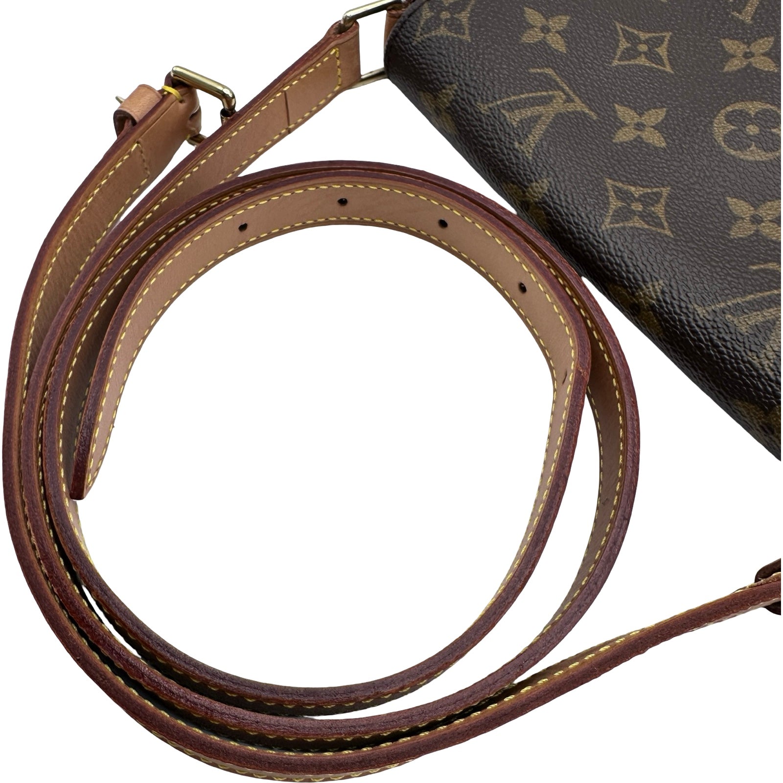 ルイ・ヴィトン LOUIS VUITTON ミュゼット・サルサ ロング ブラウン