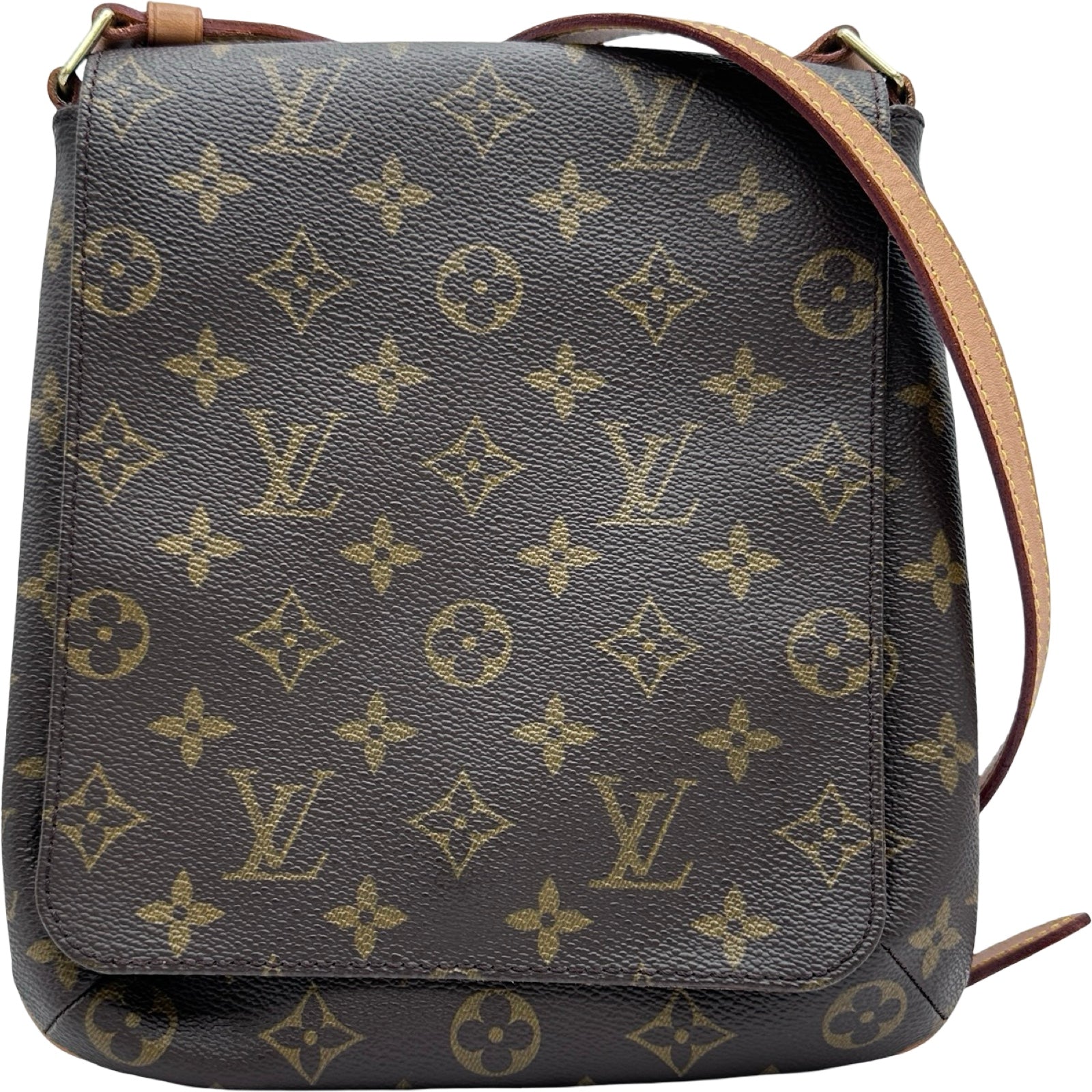 ルイ・ヴィトン LOUIS VUITTON ミュゼット・サルサ ロング ブラウン