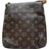 ルイ・ヴィトン LOUIS VUITTON ミュゼット・サルサ ロング ブラウン モノグラム レディース ショルダーバッグ