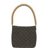 ルイ・ヴィトン LOUIS VUITTON ルーピングMM M51146 ブラウン モノグラム レディース ハンドバッグ