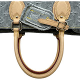 ルイ・ヴィトン LOUIS VUITTON オンザゴーMM M13189 ウォッシュドグレー デニム レディース トートバッグ