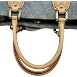 ルイ・ヴィトン LOUIS VUITTON オンザゴーMM M13189 ウォッシュドグレー デニム レディース トートバッグ