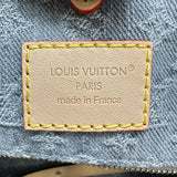 ルイ・ヴィトン LOUIS VUITTON オンザゴーMM M13189 ウォッシュドグレー デニム レディース トートバッグ