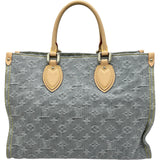ルイ・ヴィトン LOUIS VUITTON オンザゴーMM M13189 ウォッシュドグレー デニム レディース トートバッグ