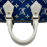 ルイ・ヴィトン LOUIS VUITTON スピーディ・バンドリエール20 M20751 ブルー/ホワイト モノグラム・ジャガード ベルベット レディース ハンドバッグ