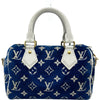 ルイ・ヴィトン LOUIS VUITTON スピーディ・バンドリエール20 M20751 ブルー/ホワイト モノグラム・ジャガード ベルベット レディース ハンドバッグ