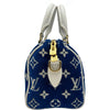 ルイ・ヴィトン LOUIS VUITTON スピーディ・バンドリエール20 M20751 ブルー/ホワイト モノグラム・ジャガード ベルベット レディース ハンドバッグ