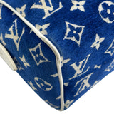 ルイ・ヴィトン LOUIS VUITTON スピーディ・バンドリエール20 M20751 ブルー/ホワイト モノグラム・ジャガード ベルベット レディース ハンドバッグ