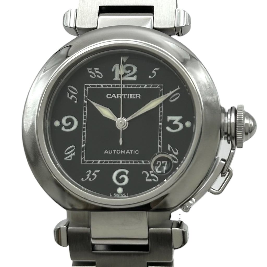 カルティエ Cartier パシャC W31043M7 ブラック ステンレススチール 自動巻き レディース 腕時計 カルティエ Cartier パシャ C W31043M7 ブラック ステンレススチール
