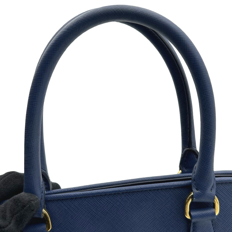 プラダ PRADA サフィアーノトートバッグ ネイビー サフィアーノレザー