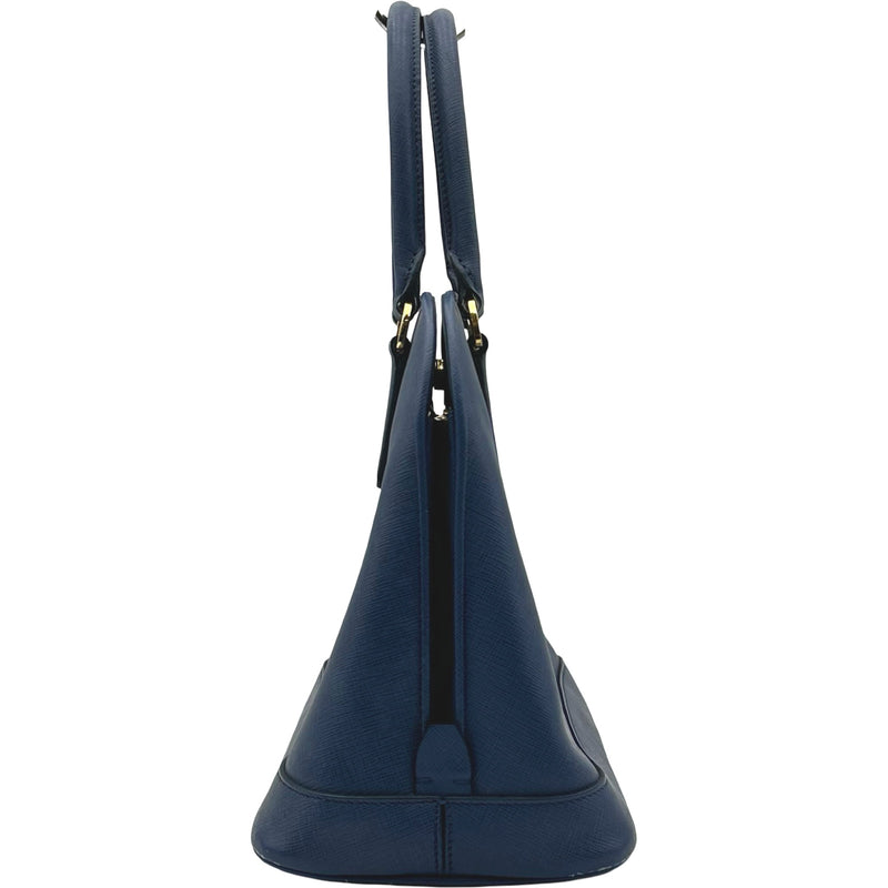 プラダ PRADA サフィアーノトートバッグ ネイビー サフィアーノレザー