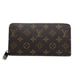ルイ・ヴィトン LOUIS VUITTON ジッピー・ウォレット M27029 シルバー モノグラム レディース 長財布