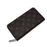 ルイ・ヴィトン LOUIS VUITTON ジッピー・ウォレット M27029 シルバー モノグラム レディース 長財布