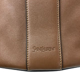 サンローラン SAINT LAURENT Yトップハンドル 840891 ブラウン ゴールド金具 レザー レディース ハンドバッグ