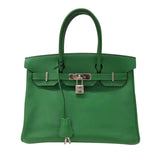 エルメス HERMES バーキン30 □N刻 ベンガル シルバー金具 エプソン レディース ハンドバッグ