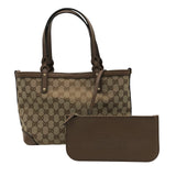 グッチ GUCCI GGキャンバストートバッグ 269878 ブラウン GGキャンバス/レザー レディース トートバッグ