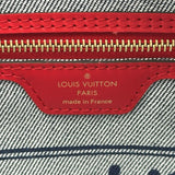 ルイ・ヴィトン LOUIS VUITTON ネヴァーフルMM M44981 ブルー スクエアパッチワーク レディース トートバッグ