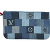 ルイ・ヴィトン LOUIS VUITTON ネヴァーフルMM M44981 ブルー スクエアパッチワーク レディース トートバッグ