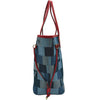 ルイ・ヴィトン LOUIS VUITTON ネヴァーフルMM M44981 ブルー スクエアパッチワーク レディース トートバッグ