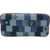 ルイ・ヴィトン LOUIS VUITTON ネヴァーフルMM M44981 ブルー スクエアパッチワーク レディース トートバッグ