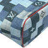 ルイ・ヴィトン LOUIS VUITTON ネヴァーフルMM M44981 ブルー スクエアパッチワーク レディース トートバッグ