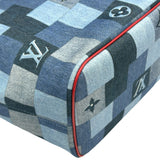 ルイ・ヴィトン LOUIS VUITTON ネヴァーフルMM M44981 ブルー スクエアパッチワーク レディース トートバッグ