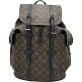 ルイ・ヴィトン LOUIS VUITTON クリストファーMM M43735 ブラウン マカサー メンズ リュック・デイパック