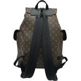 ルイ・ヴィトン LOUIS VUITTON クリストファーMM M43735 ブラウン マカサー メンズ リュック・デイパック