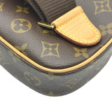 ルイ・ヴィトン LOUIS VUITTON ポシェット・ガンジュ M51870 ブラウン モノグラム ユニセックス ショルダーバッグ