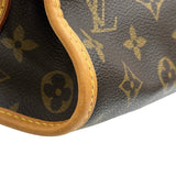 ルイ・ヴィトン LOUIS VUITTON ポパンクール・ロン M40008 ブラウン モノグラム レディース ショルダーバッグ
