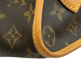 ルイ・ヴィトン LOUIS VUITTON ポパンクール・ロン M40008 ブラウン モノグラム レディース ショルダーバッグ