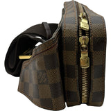 ルイ・ヴィトン LOUIS VUITTON ジェロニモス N51994 ブラウン ダミエ ユニセックス ボディバッグ