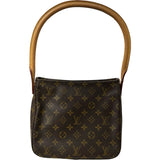 ルイ・ヴィトン LOUIS VUITTON ルーピングMM M51146 ブラウン モノグラム レディース ショルダーバッグ