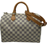 ルイ・ヴィトン LOUIS VUITTON スピーディ・バンドリエール30 N41373 アイボリー ダミエ・アズール レディース ショルダーバッグ
