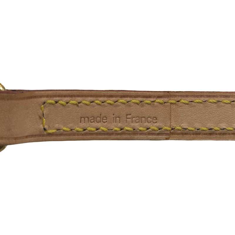 ルイ・ヴィトン LOUIS VUITTON ストラップ ベージュ レザー レディース