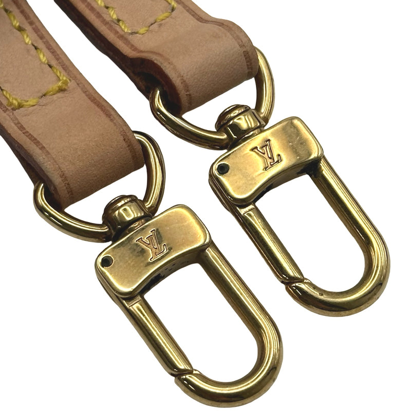 ルイ・ヴィトン LOUIS VUITTON ストラップ ベージュ レザー レディース