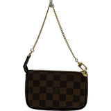 ルイ・ヴィトン LOUIS VUITTON ミニポシェット・アクセソワール N58009 ブラウン ダミエ レディース ポーチ